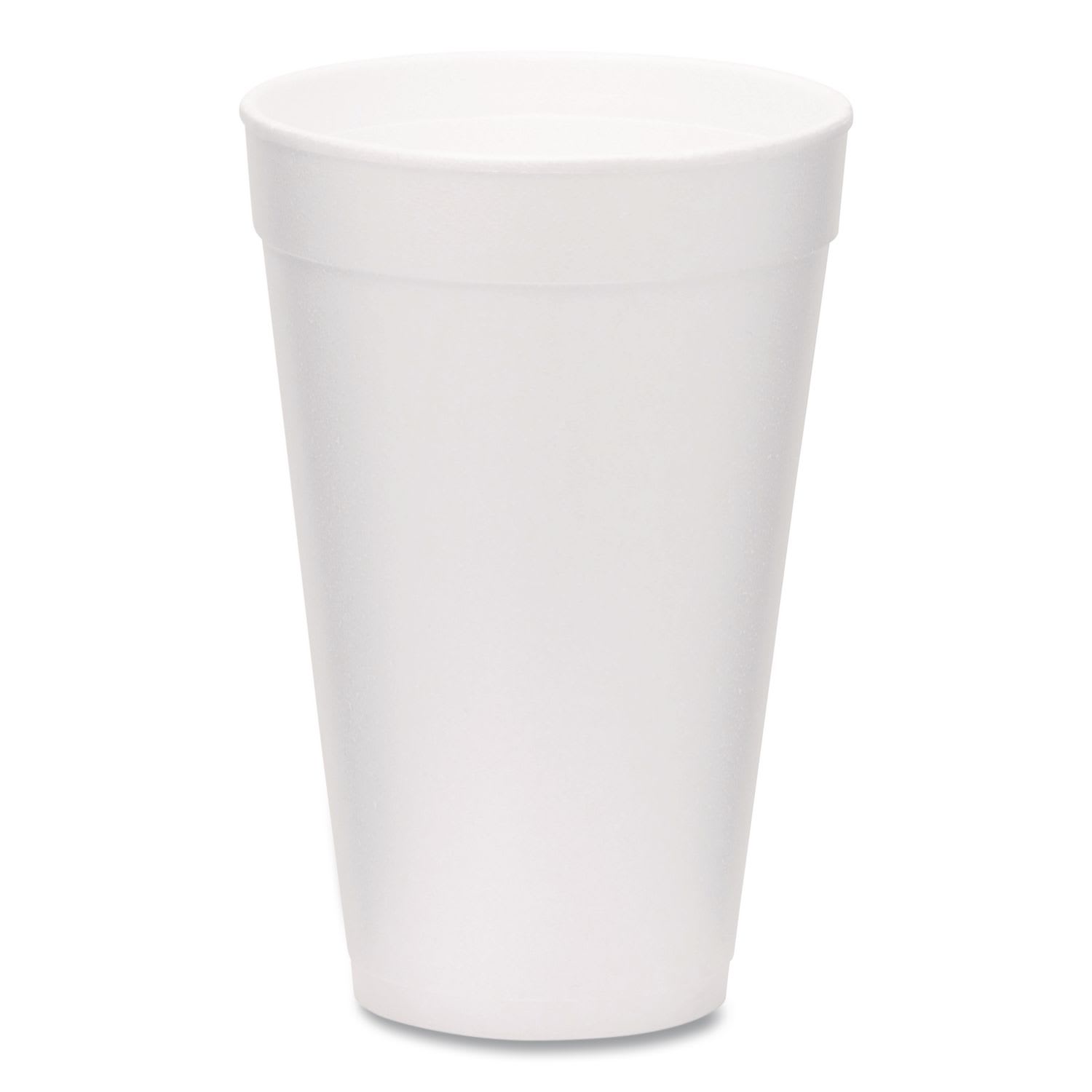 WinCup WCP221974 Foam Drink Cups, 16 oz, White, 500/Carton