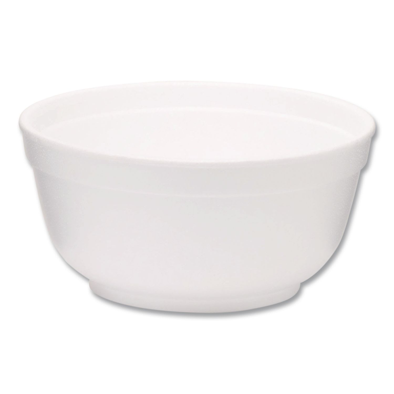 WinCup WCP221990 Foam Bowls, Squat Style, 8 oz, White, 1,000/Carton