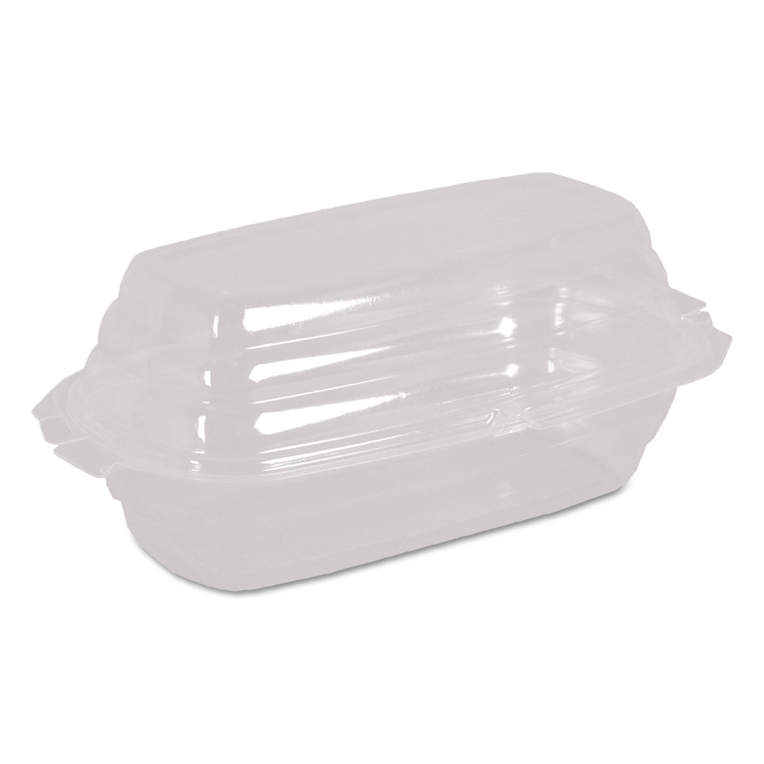 WNA WNABB9104 Comet Dessertware Containers/Lids, Banana Split, 4 x 8 x 3.12, Clear, Plastic, 500/Carton