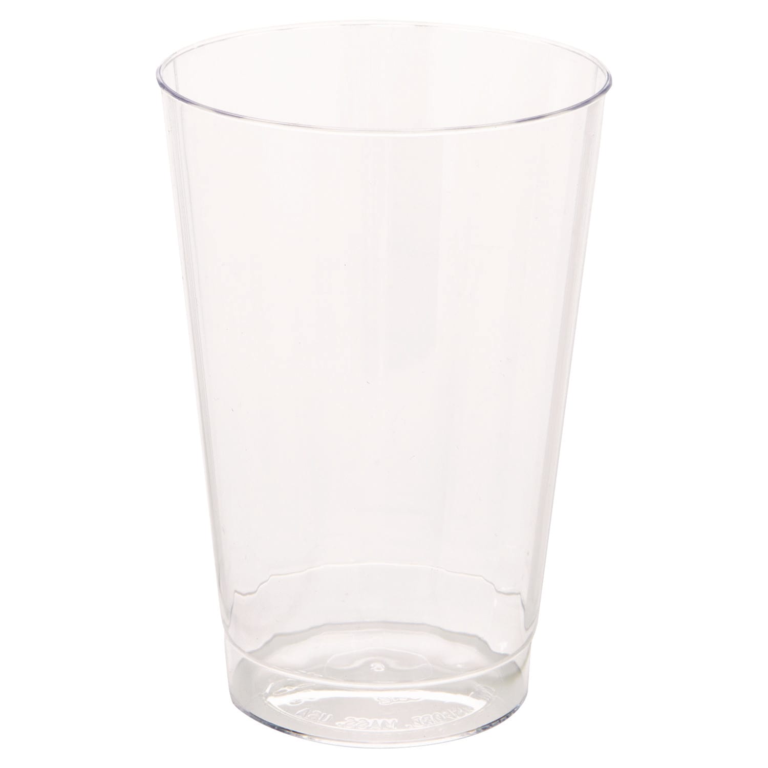 WNA WNACC12240 Classic Crystal Plastic Tumblers, 12 oz, Clear, Fluted, Tall, 20/Pack, 12 Packs/Carton