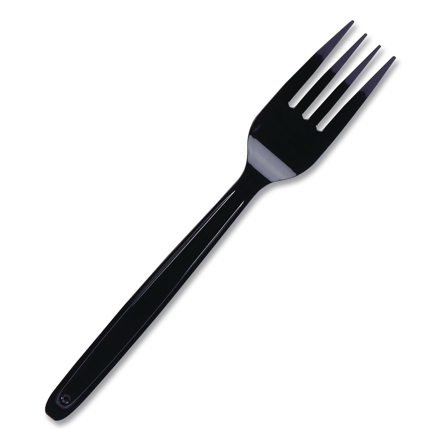WNA WNACEASEFK960BL Cutlery for Cutlerease Dispensing System, Mediumweight Fork, Plastic, Black, 960/Box