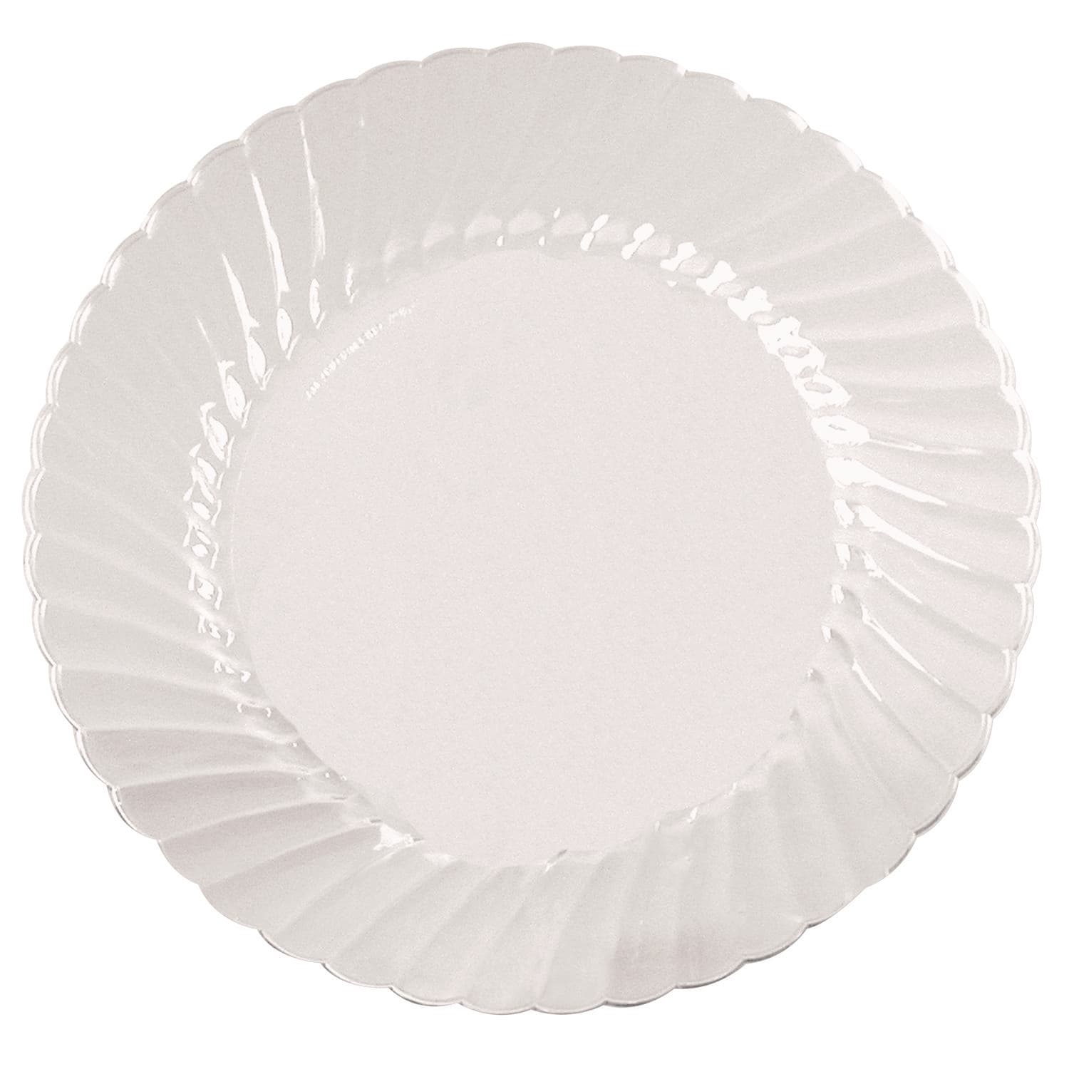 WNA WNACW9180 Classicware Plates, Plastic, 9" dia, Clear, 10/Bag, 18 Bags/Carton