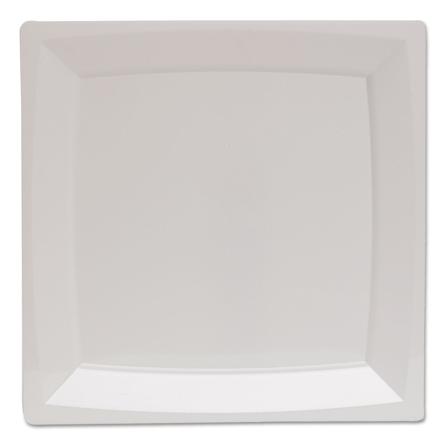 WNA WNAMS75W Milan Plastic Dinnerware, Plate, 6.75 x 6.75, White, 12/Bag, 14 Bags/Carton