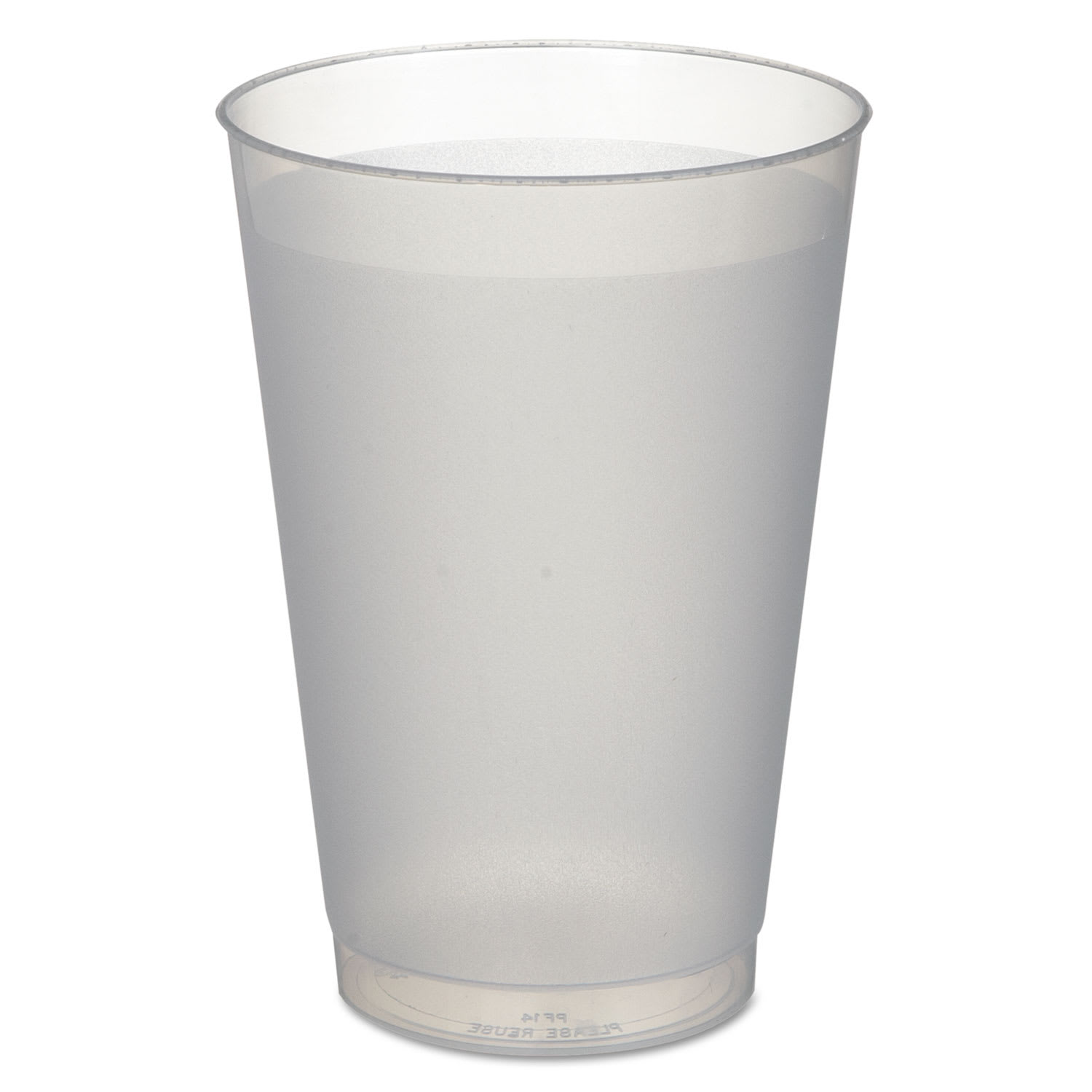WNA WNAPF14 Frost Flex Cups, Cold, 14 oz, Plastic, Frosted, 25/Pack, 20 Packs/Carton