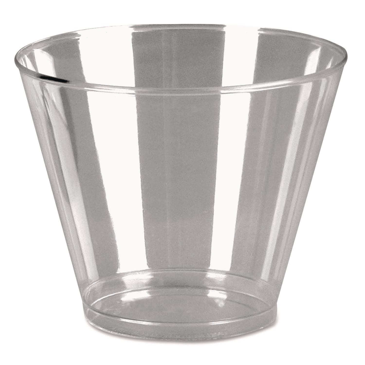 WNA WNAPGT9S Comet Plastic Tumblers, Squat, 9 oz, Clear, 500/Carton