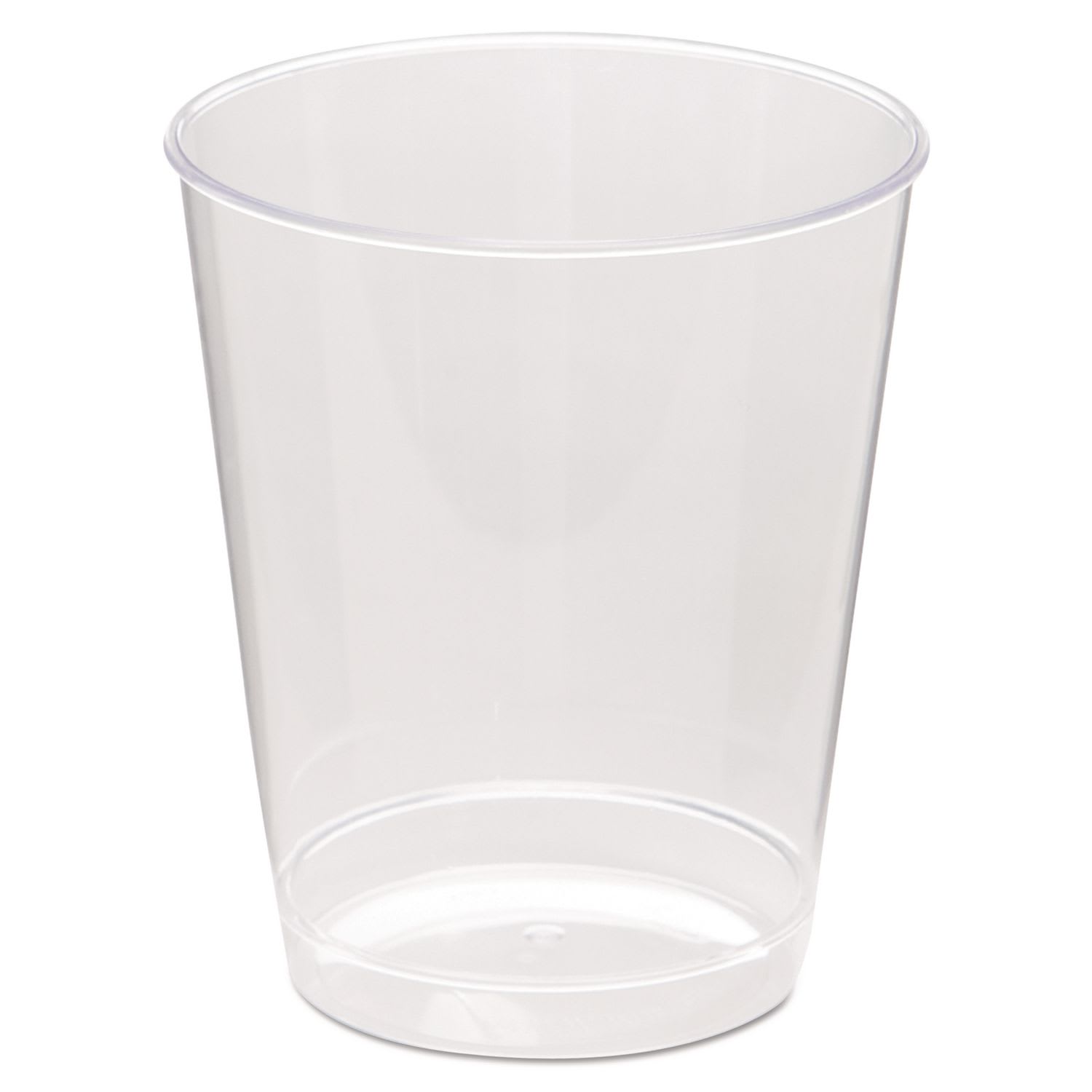 WNA WNAT8T Comet Plastic Tumbler, Tall, 8 oz, Clear, 25/Pack, 20 Packs/Carton