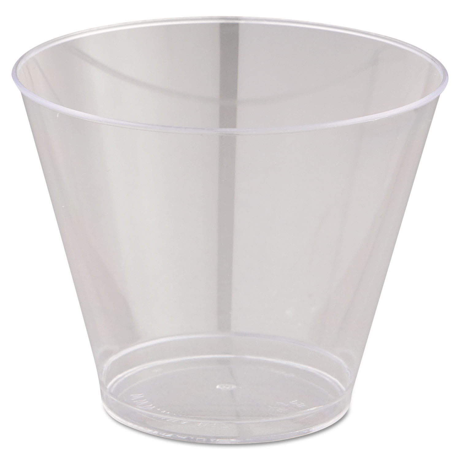 WNA WNAT9S Comet Smooth Wall Tumblers, Squat, 9 oz, Plastic, Clear, 25/Pack, 20 Packs/Carton