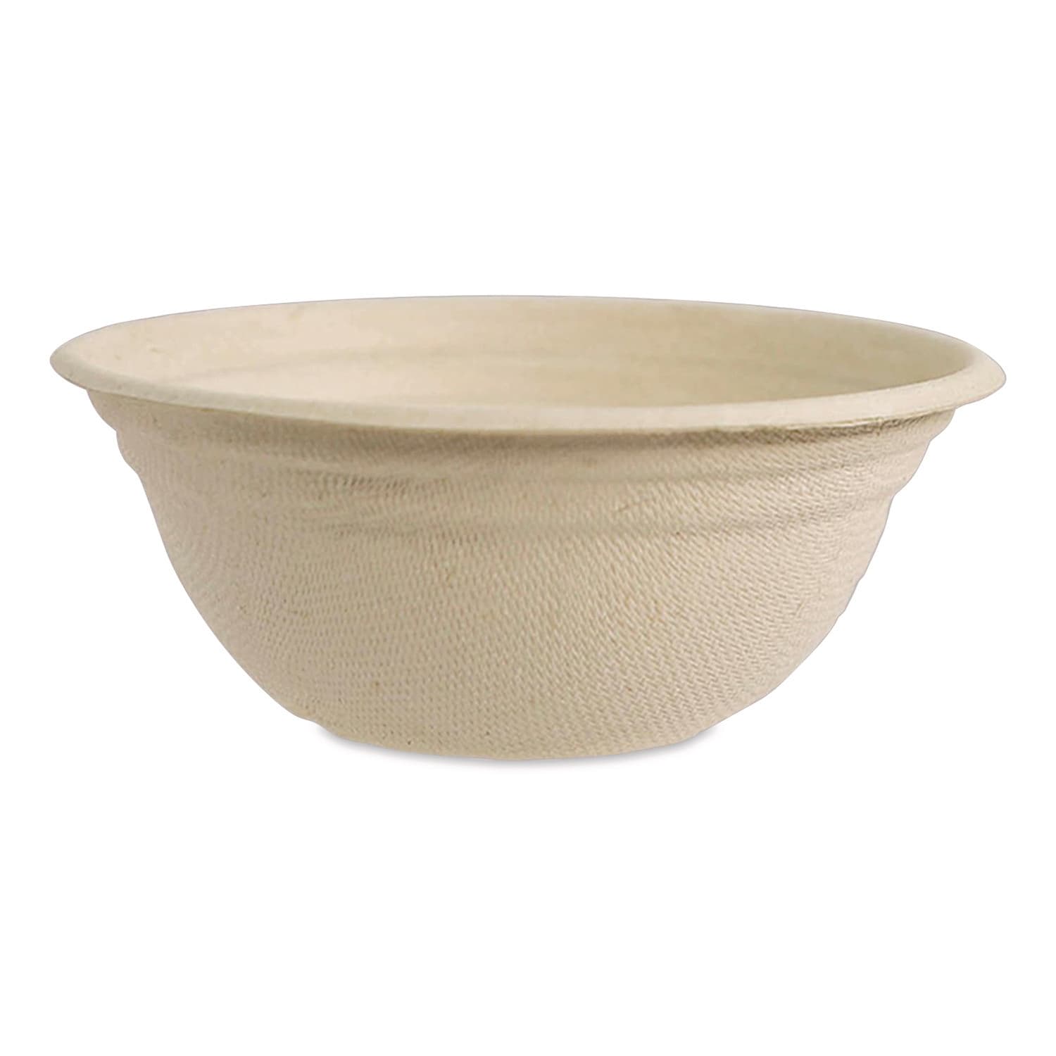 World Centric WORBBSCU8LFS Fiber Barrel Bowls, 8 oz, 4.5" diameter x 1.8" h, Natural, Paper, 500/Carton