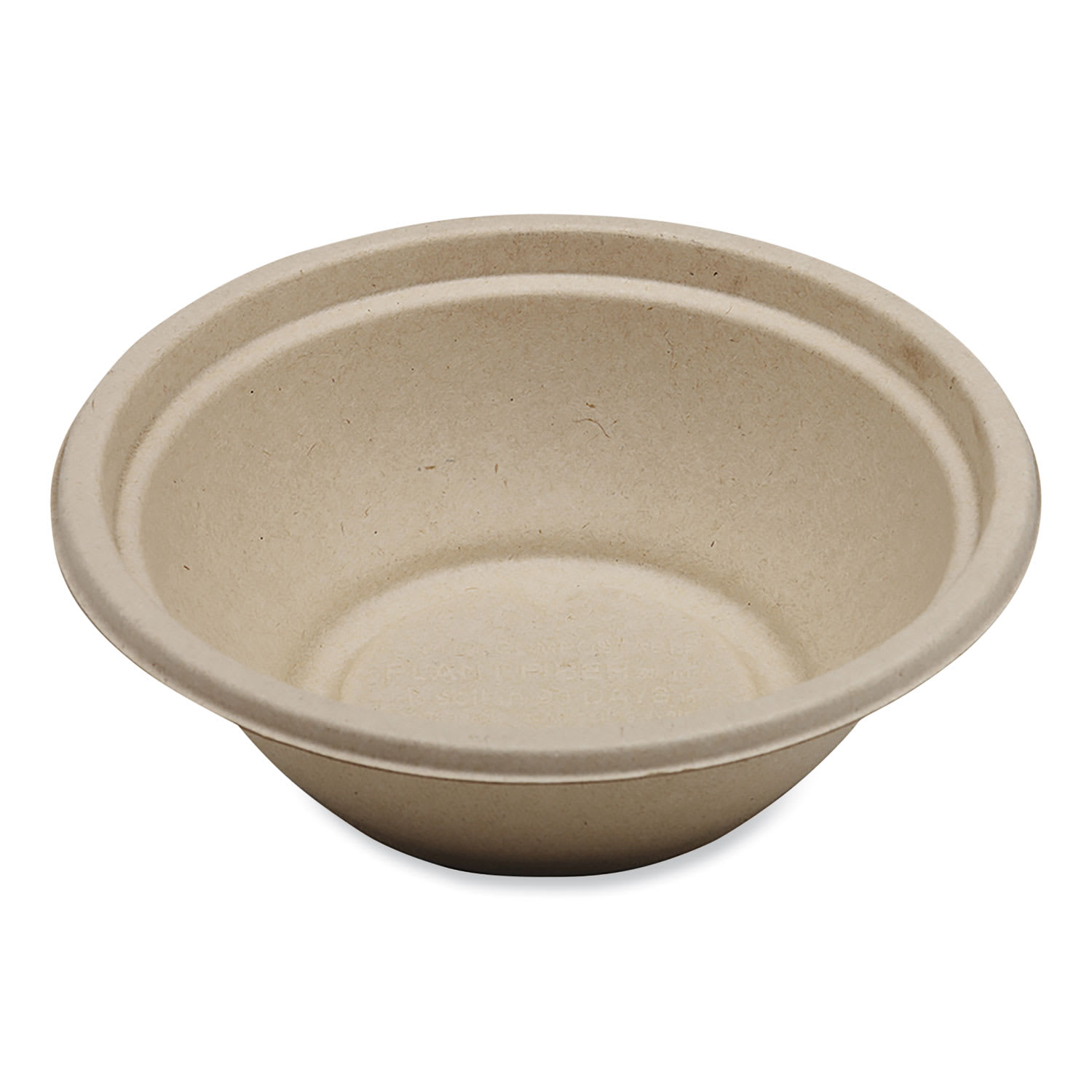 World Centric WORBOSCU24LFP Fiber Bowls, 24 oz, 7.4 x 7.4 x 2.3, Natural, Paper, 500/Carton