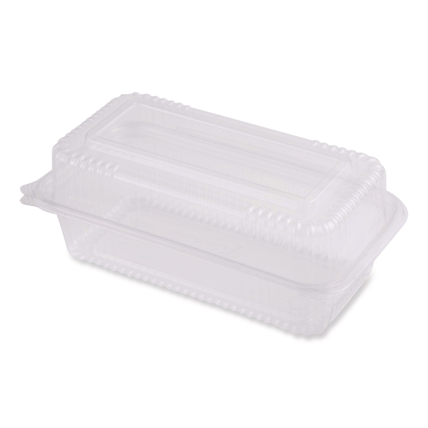World Centric WORKLCS95N PLA Hinged Clamshells, 23 oz, 4.9 x 9 x 3.5, Clear, Plastic, 200/Carton