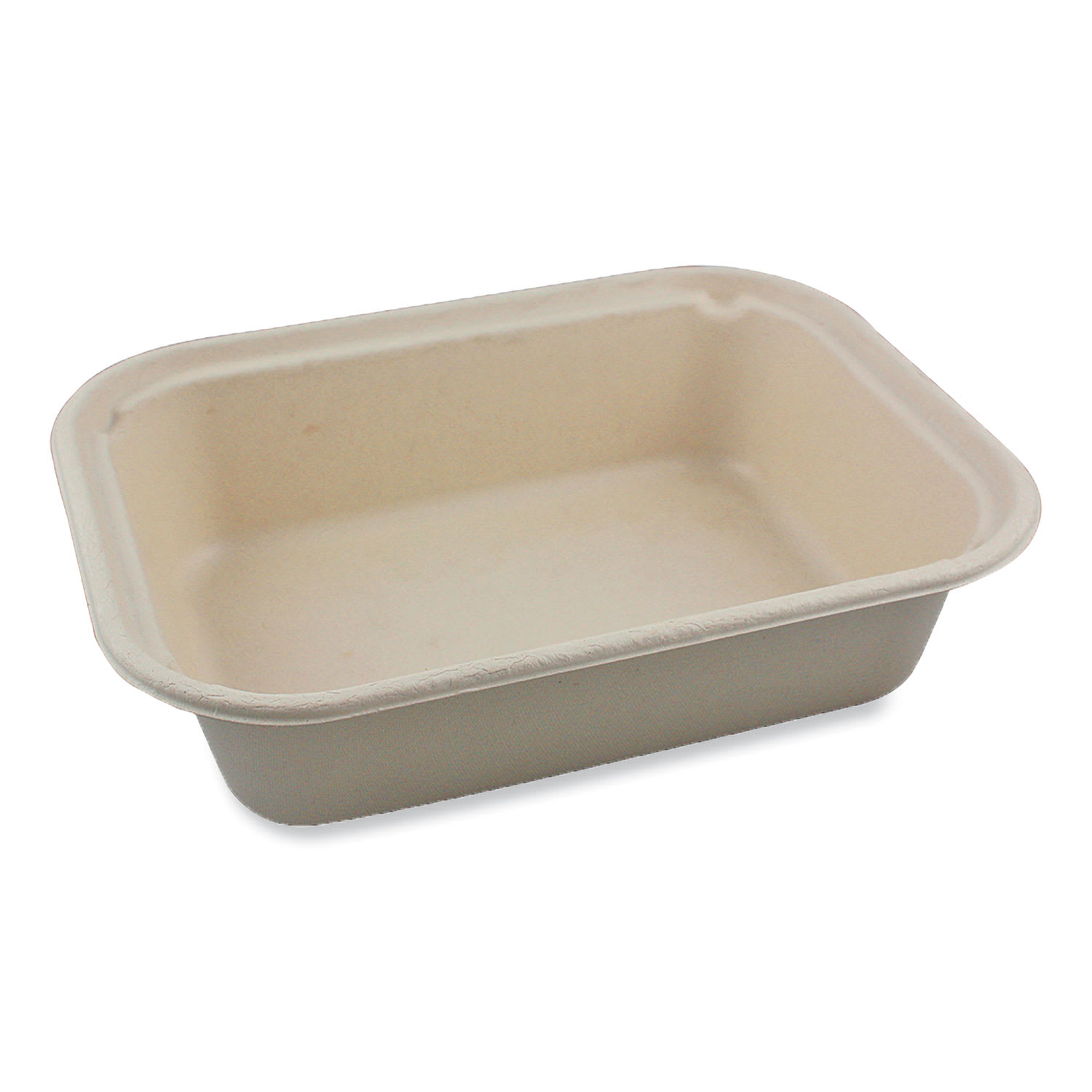 World Centric WORTRSC60LFP Fiber Containers, 60 oz, 7.5 x 9.8 x 2.7, Natural, Paper, 400/Carton