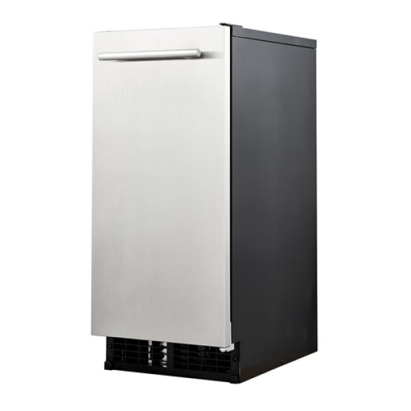 Icetro America IU-0070-AG 15" Air Cooled Undercounter Gourmet Cube Ice Machine, 55 lbs./Day