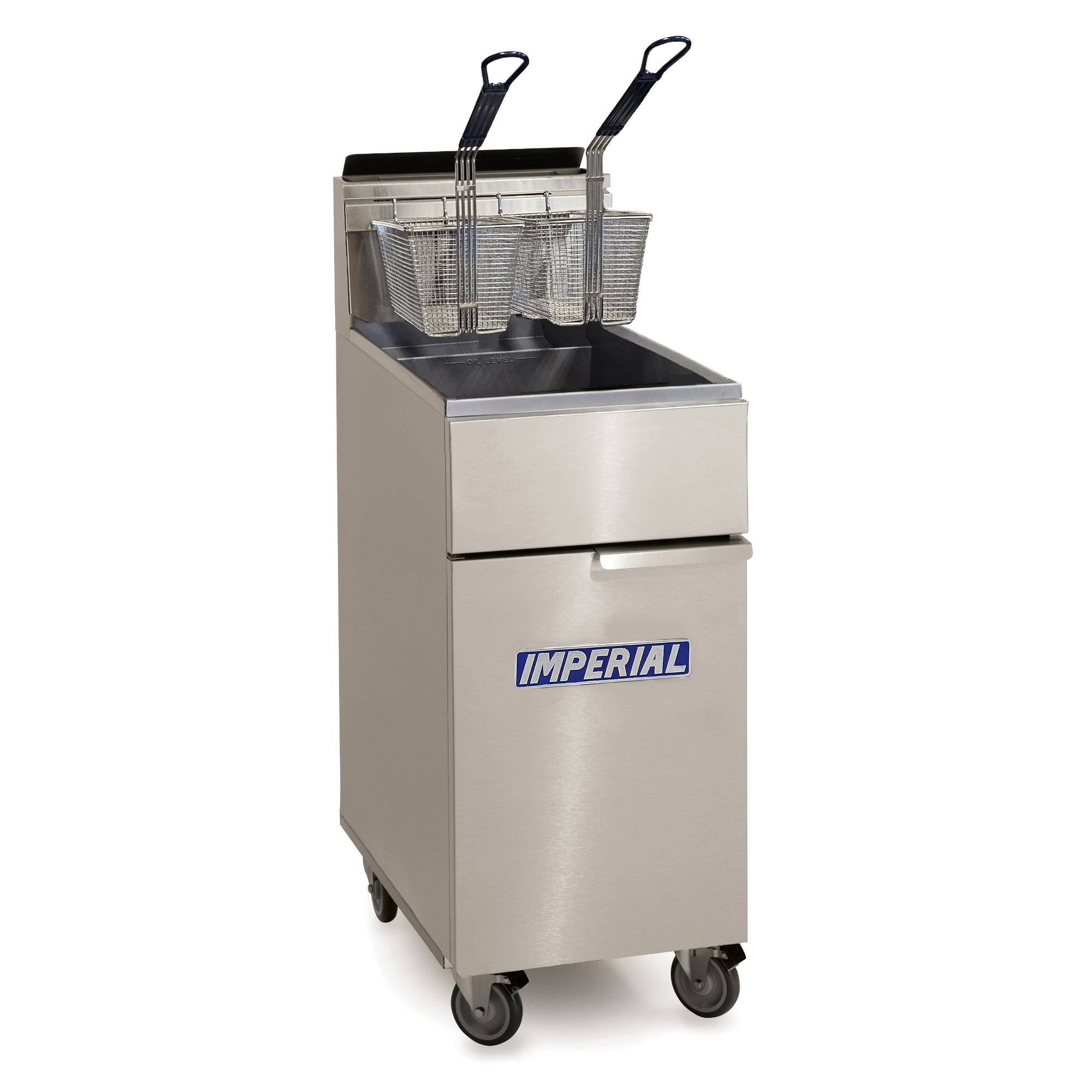 Imperial EFS-40 Elements 40 lb. Tube Type LP Gas Floor Deep Fryer