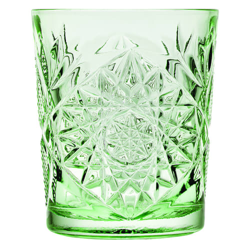 Mikasa O-1006372 Icon 12 oz Double Old Fashioned Glass, Ebony Green, 6/Case