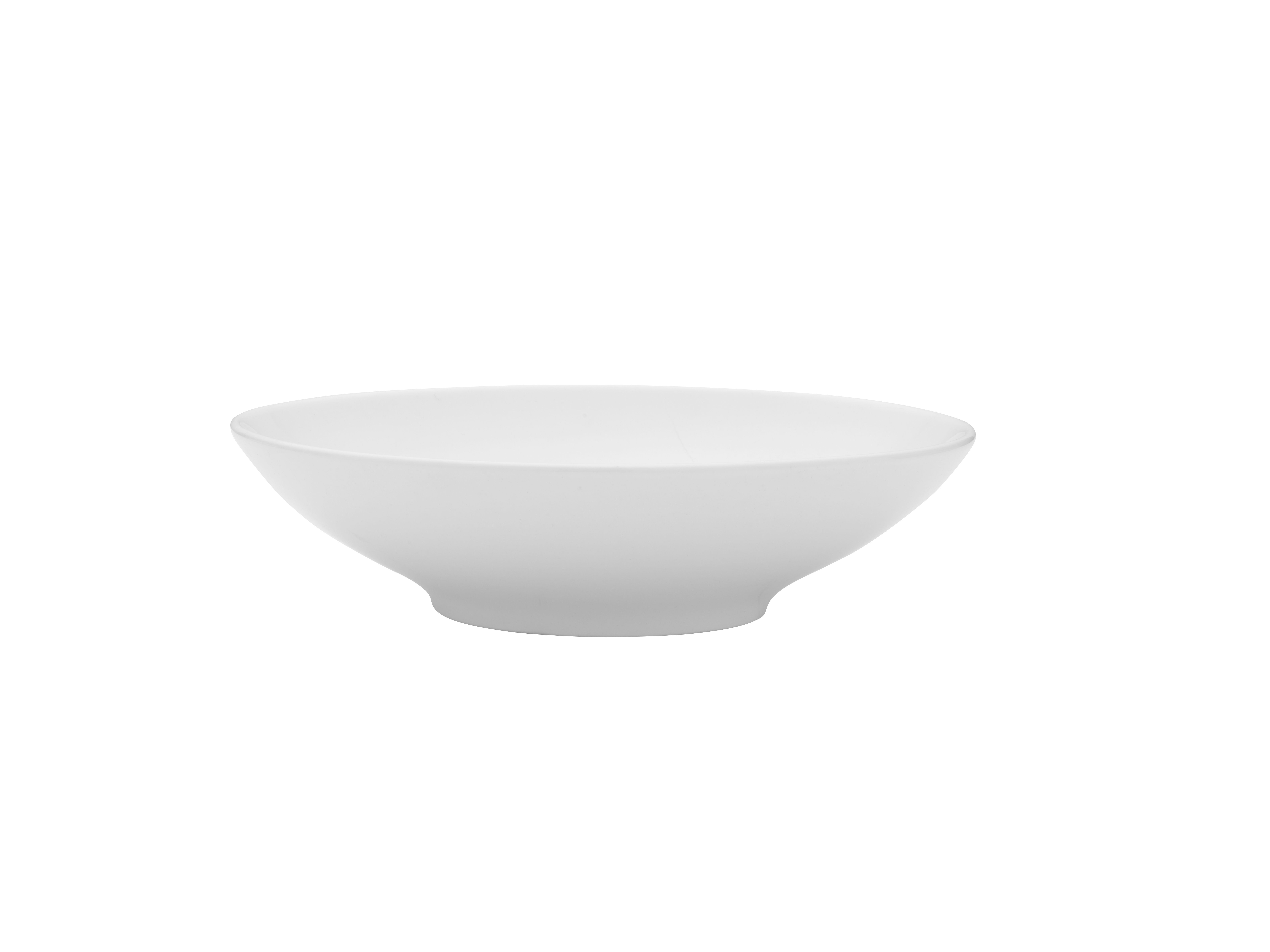 Outlet Mikasa 5292186 Bistro Porcelain Coupe Deep Plate 6.5" / 8.5oz