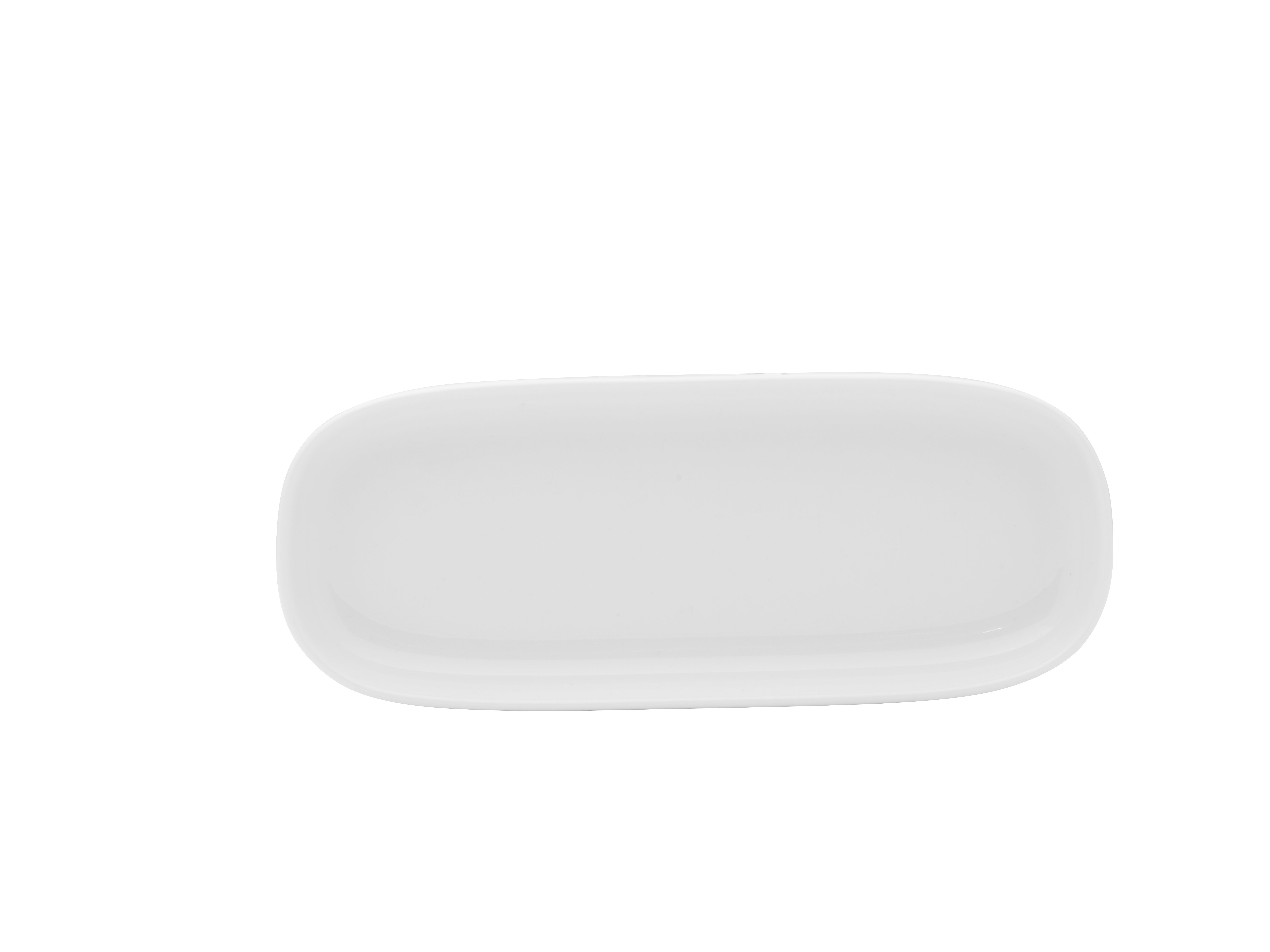 Outlet Mikasa 5302597 Isla Porcelain Rectangular Platter 8x3"