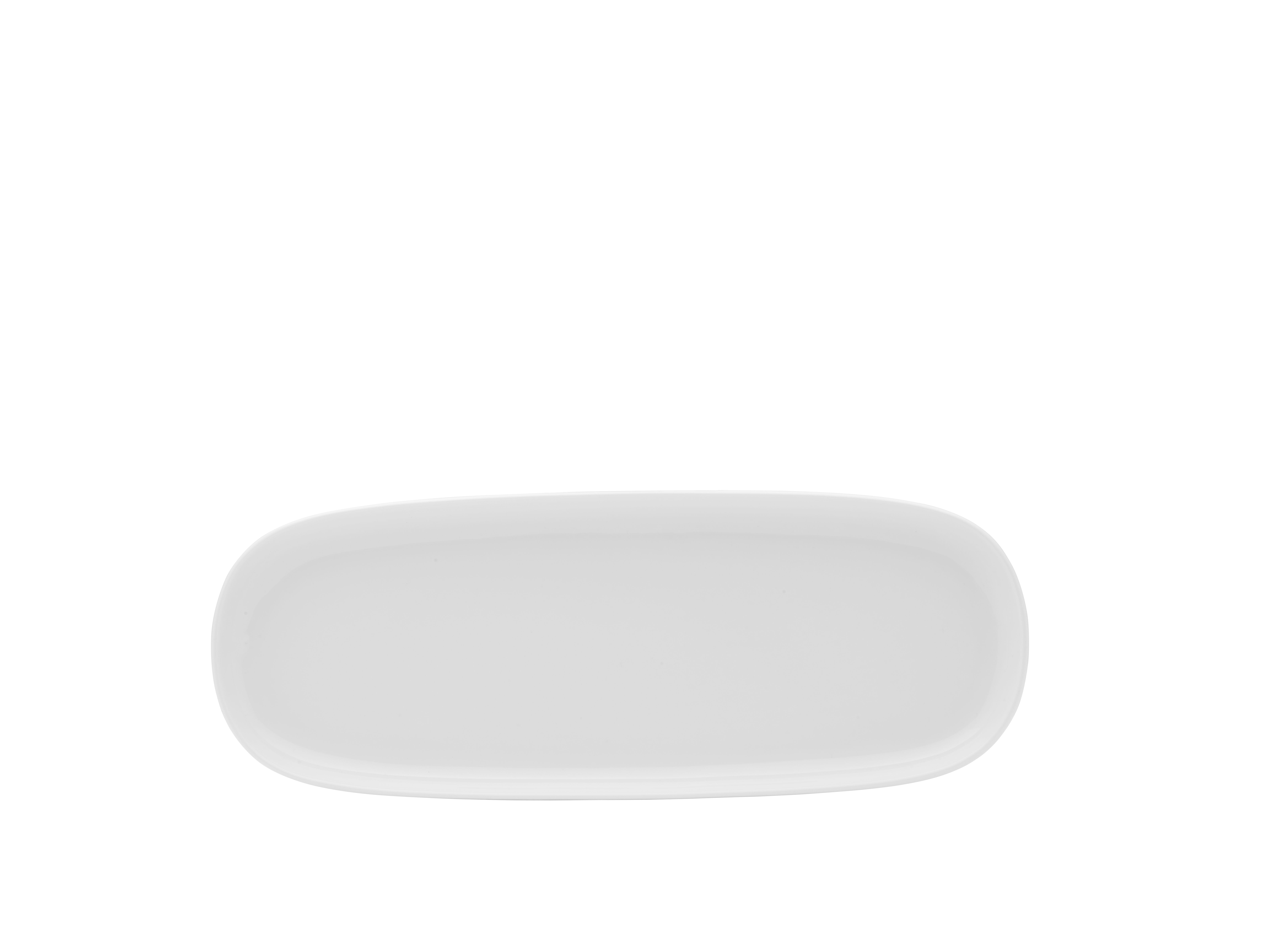 Outlet Mikasa 5302599 Isla Porcelain Rectangular Platter 14x5"