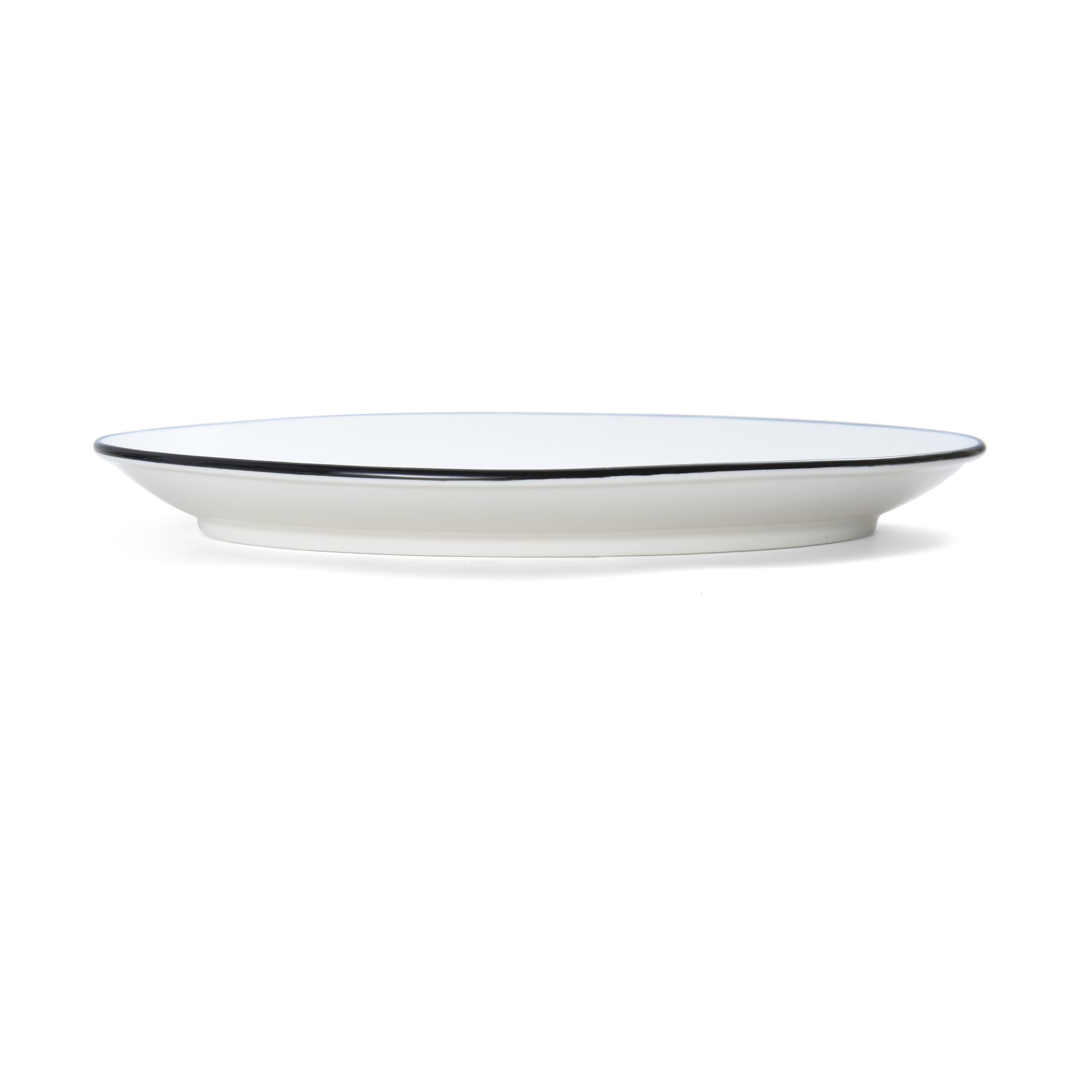 Outlet Mikasa 5260392  Bistro Pinstripe Porcelain Oval Platter 11x7"