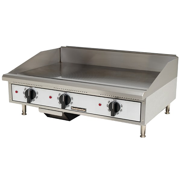 Toastmaster TMGE36 36" Electric Griddle with Snap-Action Thermostat, 208/240V, Three Phase