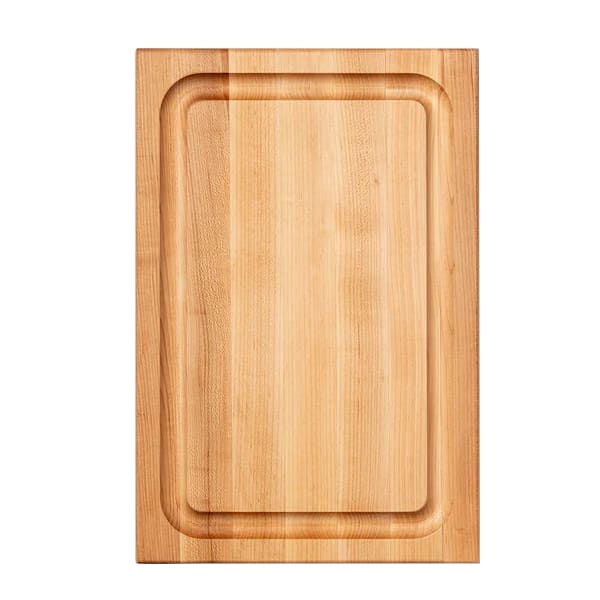 John Boos BBQBD Maple BBQ Cutting Board w/ Gravy Groove, 18" x 12" x 1-1/2"
