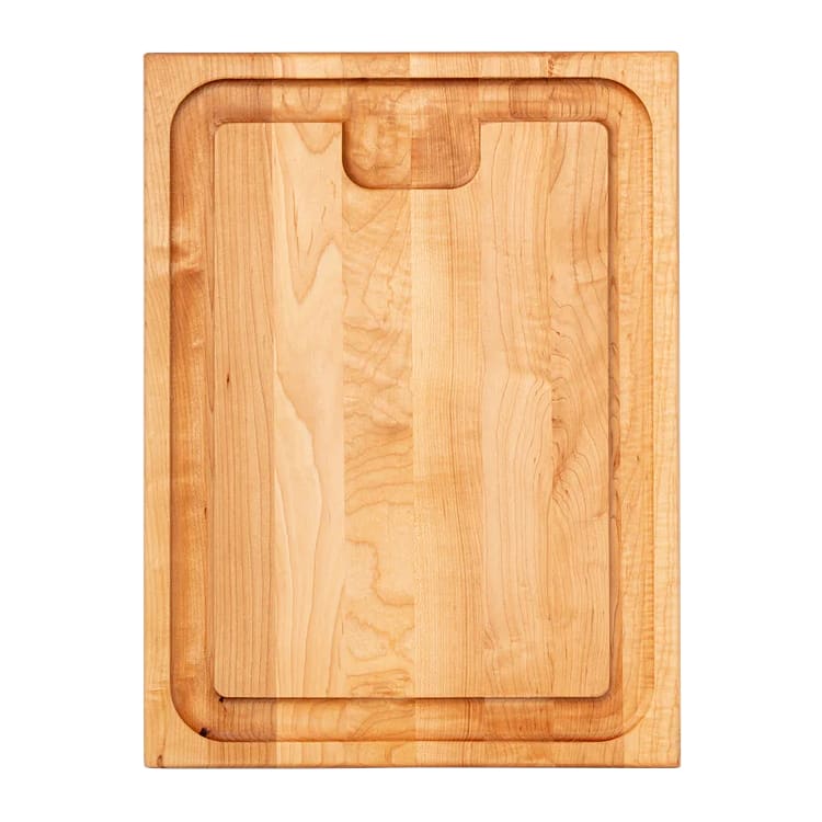 John Boos AUJUS Maple AUJUS Cutting Board w/ Sloped Gravy Groove, 24" x 18" x 1-1/2"