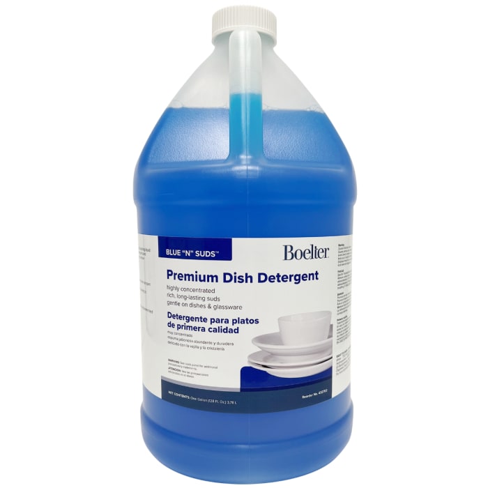 Boelter 432702 Blue N' Suds™, Premium Dish Detergent, 1 Gallon (Case of 4)