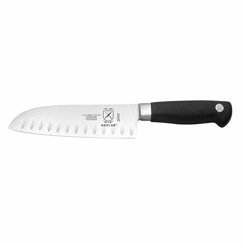 Mercer Culinary M20707 Genesis Santoku Knife, 7", Granton Edge