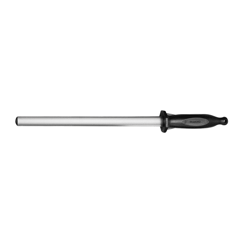 Mercer Culinary M15912 Diamond Knife Sharpening Steel, 12", Black