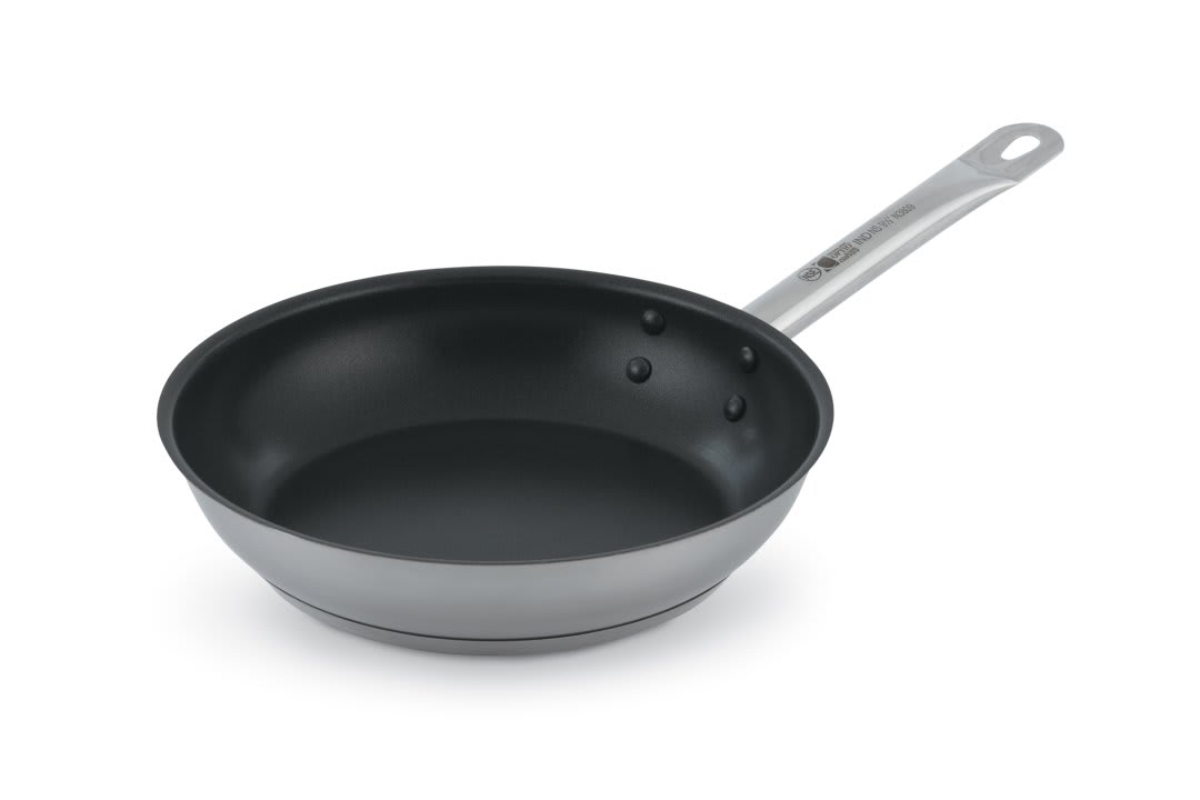 Vollrath N3809 Optio Stainless Steel Nonstick Fry Pan, 9-1/2"
