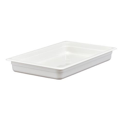 Cambro 12CW148 Full Size 2-1/2" Deep White Camwear Food Pan