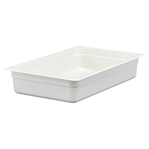 Cambro 14CW148 Full Size 4" Deep White Camwear Food Pan
