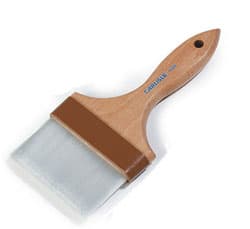 Carlisle 4039900 Sparta Flat Pastry Brush, 4", Wood Handle