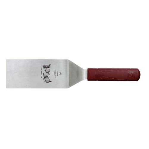 Mercer Culinary M18320 Hell's Handle Square Edge High Heat Turner, 6"X3"