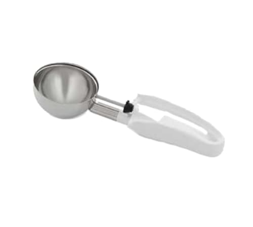 Vollrath 47390 Ergonomic Handle Disher, Size 6, White