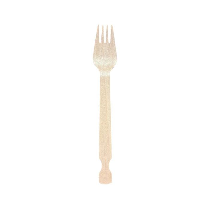 Outlet Hoffmaster 884460 EarthWise 7" Compostable Wood Fork (Pack of 100)