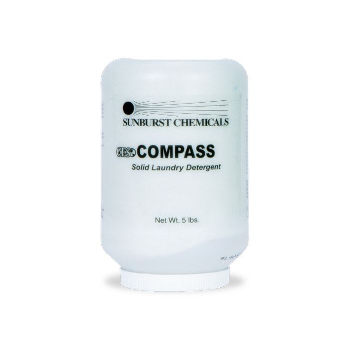 Sunburst Chemical 7866S2 Compass Solid Laundry Detergent, 5 lbs.