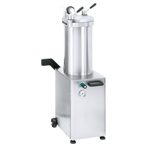 Outlet Omcan SS-ES-0048-F Trento 48 lb (22 kg) Hydraulic Piston Sausage Stuffer Stainless Steel, 220V