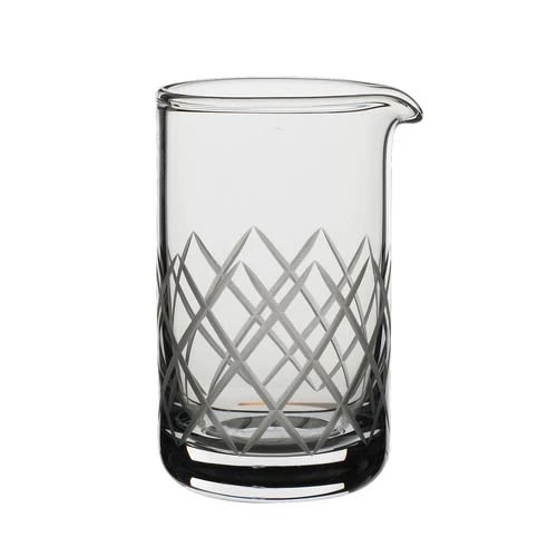 Steelite 480186R396 Rona Diamond Mixing Beaker, 20-1/2 oz, Clear (Case of 12)