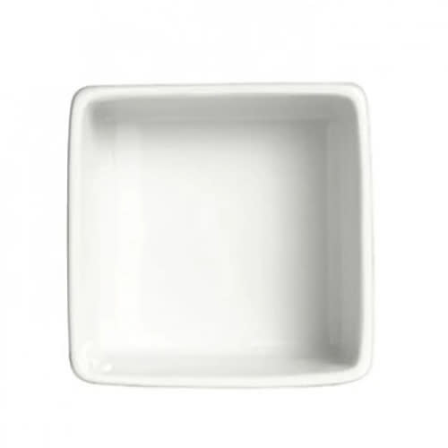 Steelite 6900E421 Varick Porcelain Square Ramekin, 6-3/4 oz, White (Case of 36)
