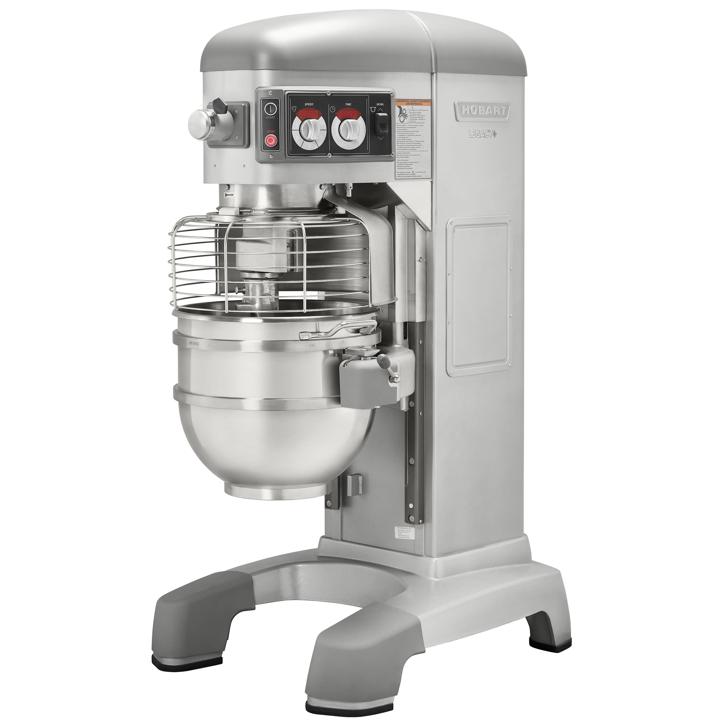 Outlet Hobart HL600-1STD 60QT Planetary Mixer, 4 Speed, with Beater, Spiral Dough Hook, and Whip 200-240V/3-Ph
