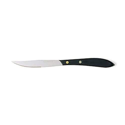 Outlet Steelite WL870527 8-3/4" Ebony Plastic Black 13/0 Stainless Steel Steak Knife (Case of 12)