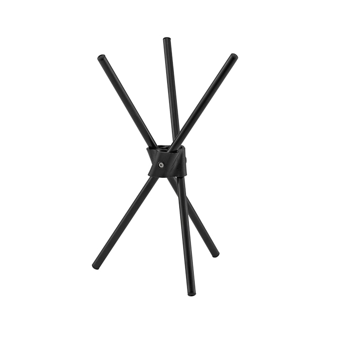 Service Ideas TRP10BL Large Collapsible Riser, Black 48/case