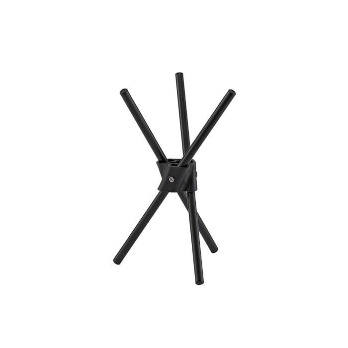 Service Ideas TRP8BL Medium Collapsible Riser, Black 48/case