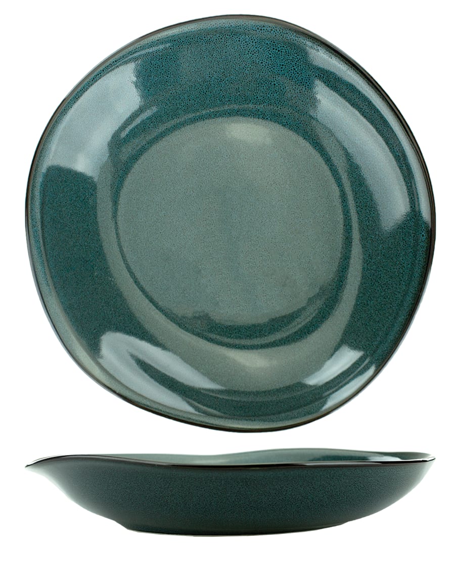 International Tableware LU-3-MI Luna™ Stoneware Midnight Blue Pasta/Rim Soup Bowl (20oz)