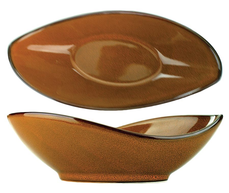 International Tableware LU-44-TA Luna™ Stoneware Terracotta Bowl (14oz)