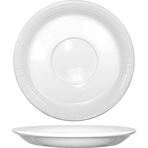 International Tableware DR-2 Dresden™ Porcelain BW Saucer 6-1/2"