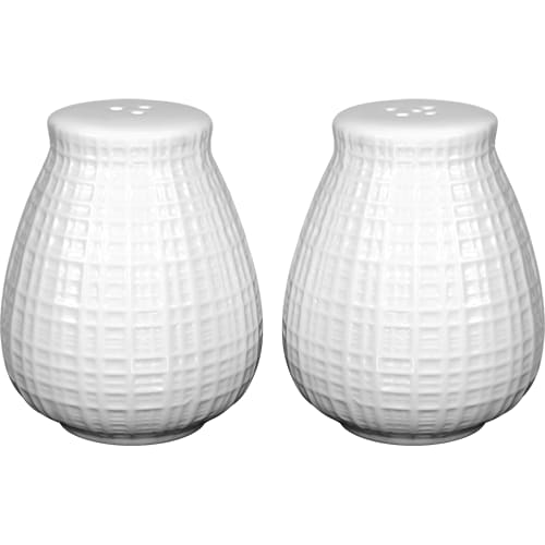 International Tableware DR-101 Dresden™ Porcelain BW Salt & Pepper Set