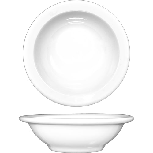 International Tableware BL-11 Bristol™ Porcelain BW Fruit Bowl 5-1/4" (6oz)