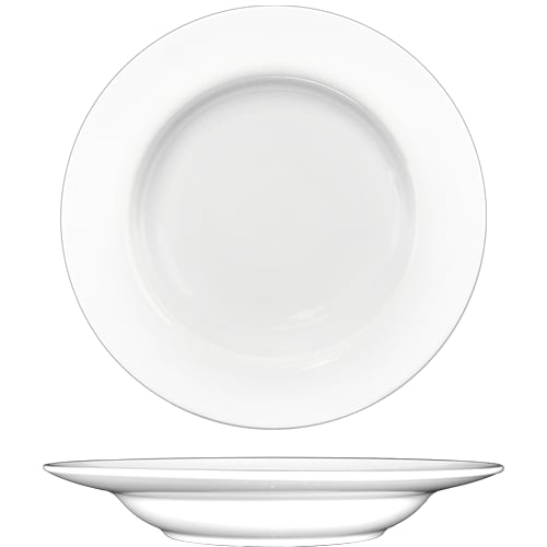 International Tableware BL-1200 Bristol™ Porcelain BW Pasta Bowl 12" (18oz)