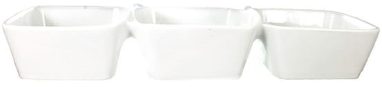International Tableware EL-333 Elite™ Porcelain BW 3-Compartment Bowl 13-1/4" (10oz)